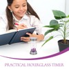 2pcs 20 Timer Sandglass Sand Clock 20 Minutes Hourglass Purple
