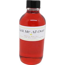 TCEShop Lick Me All Over Scented Body Oil Fragrance [Regular Cap - Red - 4 oz.] - ID#3800