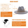 Lisianthus Women Classic Felt Fedora Wide Brim Hat with Belt