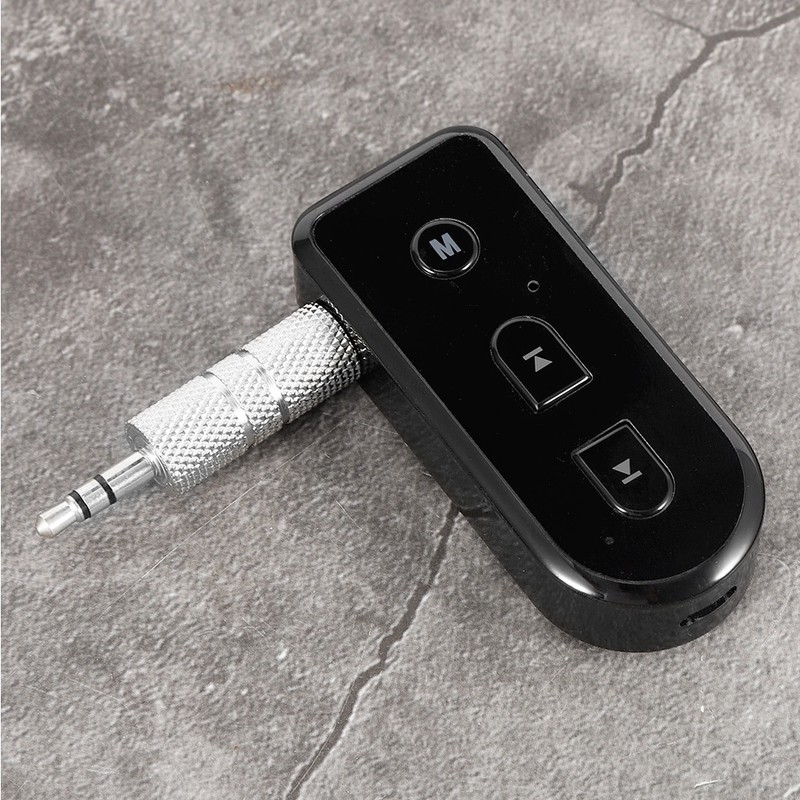 Wireless Bluetooth Audio Receiver Car 3.5mm Aux Jack Music Adapter