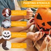 OOTSR 48 PCS Halloween Painting Stencils for Craft Reusable, Drawing