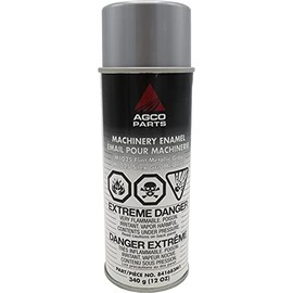 Agco Paint Machinery Enamel Protects Against Rust Aerosol Spray Can (M1025 Flint Metallic Gray)