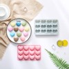 2 Pack Valentine's Day Themed Silicone Molds 12 Cavity 3D