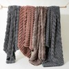 Amélie Home Faux Fur Throw Blanket for Couch, Ultra Cozy