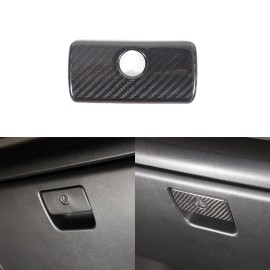 Carworld66 Fits For Hummer EV 2024-25 Carbon Fiber Glove Box Switch Trim Panel Accessories