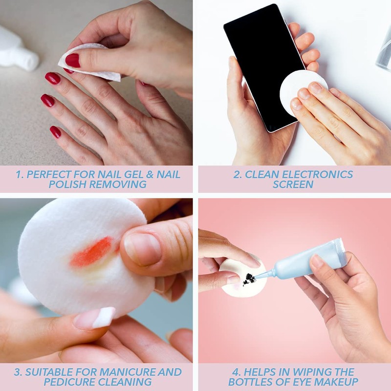 ForPro Professional Collection Premium Nail Wipes, Lint-Free Cotton Wipes for