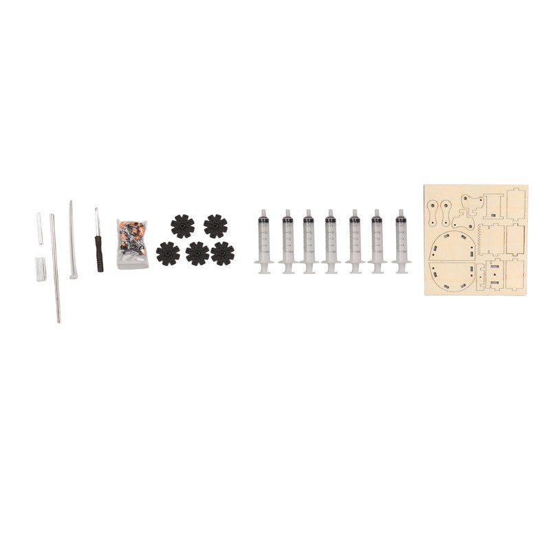 Wooden Hydraulic Excavator DIY Manual Detachable Educational Stimulation Hydraulic Excavator