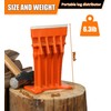 SPEED FORCE Firewood Kindling Log Wood Splitter – No Axe!