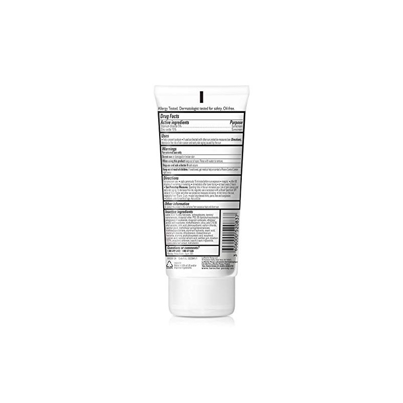 La Roche-Posay Anthelios Mineral Sunscreen SPF 50, Gentle Lotion, 3
