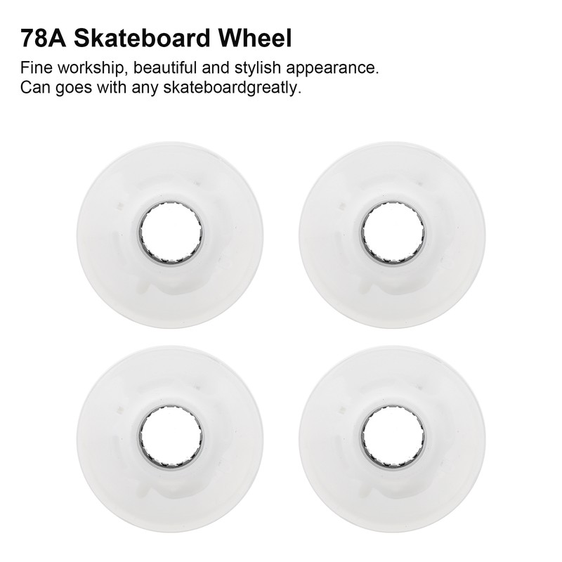 78A 60x45mm HighElastic Skateboard Flash Wheel PU Filling for Longboard