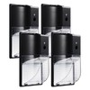 PARMIDA (4 Pack) Mini LED Wall Pack Light 26W Dusk
