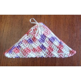 Sugar & Cream yarn New~Set of 4 Snow Blossom Handmade-Croch