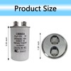 25uF 25MFD 50/60Hz 370VAC 440VAC CBB65 Round Run Start Capacitors