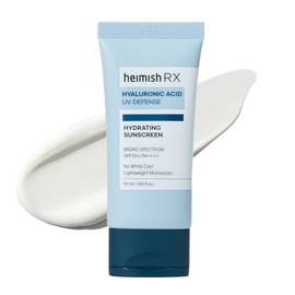 HEIMISH RX Hyaluronic Acid Hydrating Sunscreen - Daily Sunscreen For Face, SPF Face Moisturiser, Broad Spectrum SPF 50, No White Cast, Lightweight, Fast-absorbing, Korean Skincare, 50ml (1.69 fl. oz)