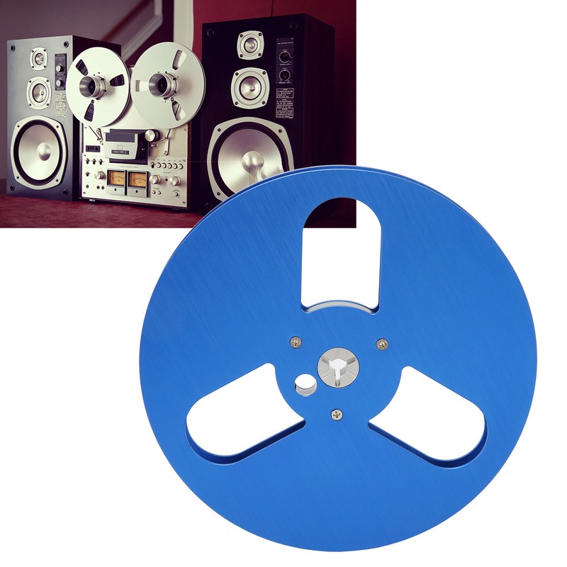 1/4 7 Inch Empty Reel 3 Hole Aluminum Alloy Opening