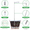 Monehet 2Pcs Plant Grow Light, Full Spectrum, Brightness Adjustable, Auto