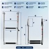 Five Oceans 2 Step Telescoping Swim Ladder, Over Platform -