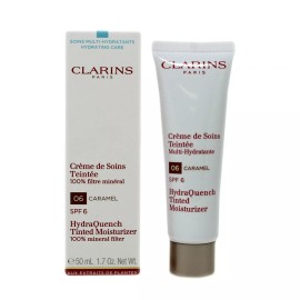 CLARINS HYDRAQUENCH TINTED MOISTURIZER SPF-6 50 ML/1.7 OZ. #6-CARAMEL