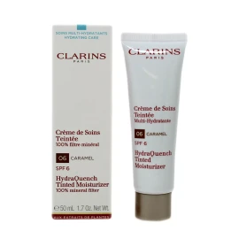 CLARINS HYDRAQUENCH TINTED MOISTURIZER SPF-6 50 ML/1.7 OZ. #6-CARAMEL