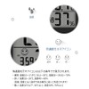 HuBDIC HT-1 Simple Digital Clock Thermometer/Hygrometer/Hygrometer/High Precision/Household Thermometer/Hygrometer/Room Temperature Meter/Small