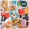25Pcs Sandwich Cutters Set Safe Sandwiches Fruit Cookie Cutters for