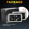BraveWAY 4PCS 4X6" LED Headlights DOT Approved with High Low