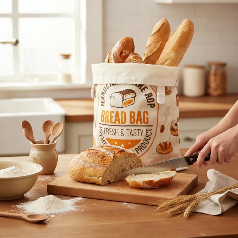 FWOAFTER 2 Pack Beeswax Bread Bags for Homemade Sourdough (13"x17")