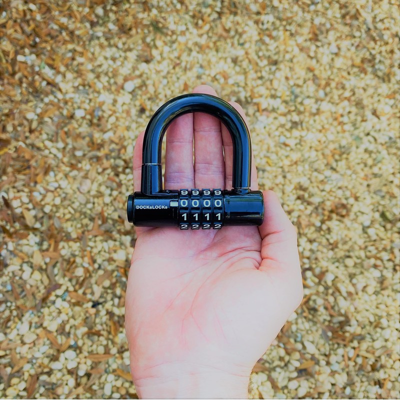 DocksLocks Anti-Theft Weather Resistant Short Shackle U-Lock