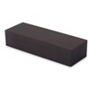 Heayzoki 12x4x2.5cm Black Ebony Wood,Wood Lumber Blank DIY Material for