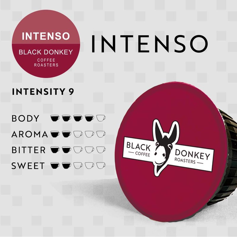 Black Donkey Coffee Roasters - 60 Pods Compatible with Dolce