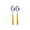 Excèlsa"Trendy" Pack Of 2 Yellow Coffee Spoons