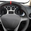 MEWANT Hand Stitched Car Steering Wheel Covers for Lancia Delta