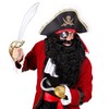 Widmann 09833 Metallic Pirate Hook with Sleeves, Buccaneer, Costume, Accessory,