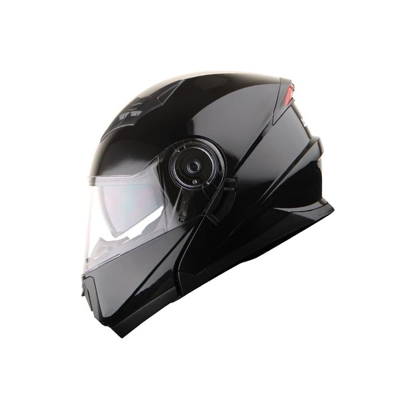 1Storm New Motorcycle Bike Full Face Helmet JH901 Glossy Black
