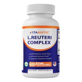 🦠🌿 Vitamatic Lactobacillus Reuteri | Probiótico Premium | Salud Digestiva, Inmunidad & Bienestar 🇺🇸💊