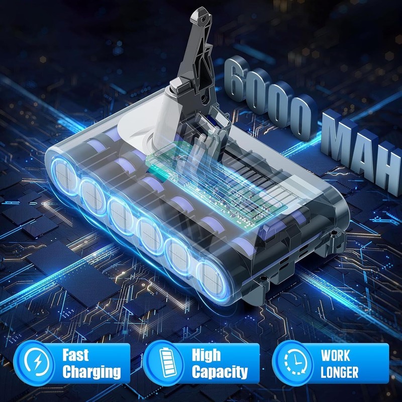 For Dyson 9000mAh Battery For Dyson V8 Absolute Animal Cordless