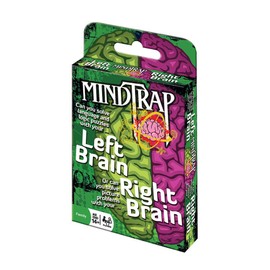 Outset Media MindTrap: Left Brain Right Brain - Challenge Both The Left Side and Right Side of Your Brain - for 1 or More Players Ages 12 and up