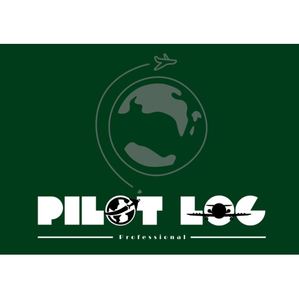 Professional Pilot Log: Airplane Flight Log for Pilots in Training