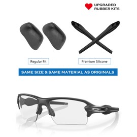 Replacement Earsocks & Nosepieces Rubber Kits for Oakley Flak 2.0 OO9295|Flak 2.0 XL OO9188 Sunglass - Green