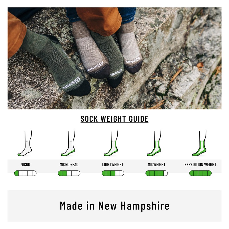 USA Made - Over the Calf Socks - Expedition Weight