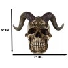 Day of The Dead El Diablo Horned Devil Skull Hell