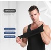 2 Pack Wrist Brace Wrist Straps for Weightlifting, Wrist Straps
