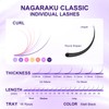 NAGARAKU Individual Eyelashes, 1:1 Individual Eyelashes, Volume Eyelashes, Classic Eyelash