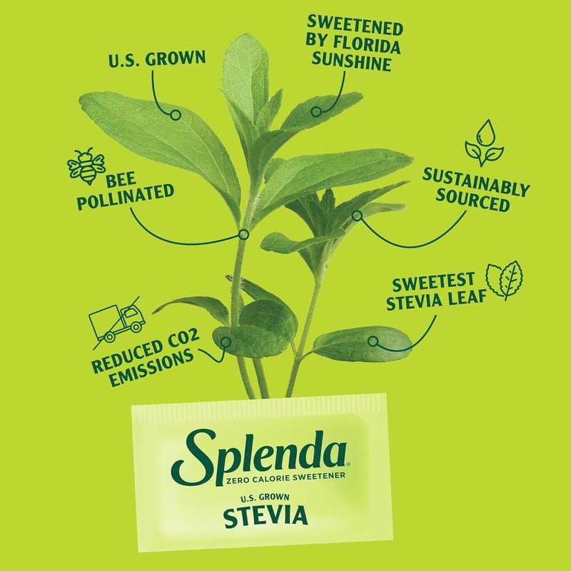 SPLENDA Stevia Zero Calorie Sweetener, Plant Based Sugar Substitute 19