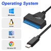 DKARDU USB C to SATA Adapter, 10Gbps USB 3.1 Gen