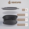 VENTOPYR Smokeless Fire Pit Accessories Combination, Grill, Grill Pan, Grate