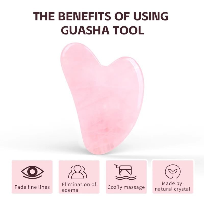 Gua Sha Stone, Gua Sha Facial, Massage Tool, Anti-Wrinkle Tool