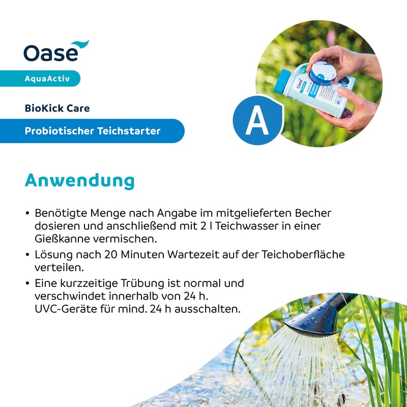 OASE 43155 AquaActiv BioKick Care 450 g - Natural Water