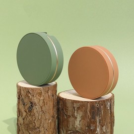 DIY Empty Mesh Air Cushion Compact Case for Foundation & Cosmetic Refills Matte Green (Mesh Net)