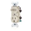 Leviton T5225-I Combination, 15 Amp, 120 Volt AC Toggle Switch,